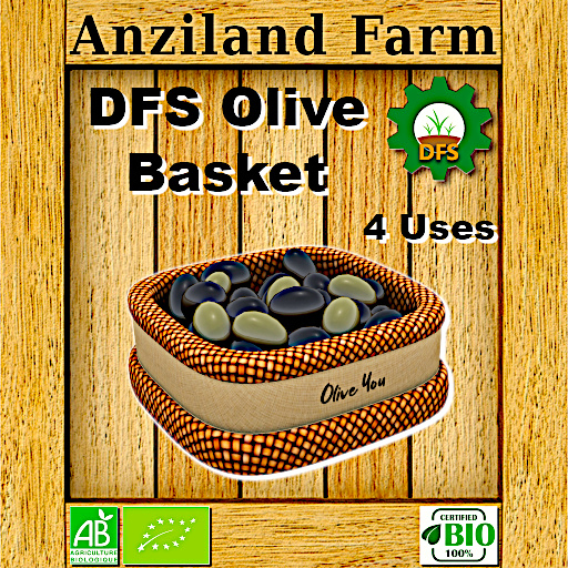 Second Life Marketplace DFS Olive Basket